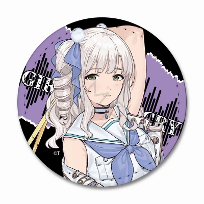 【グッズ-バッチ】ガールズバンドクライ レザーバッジ(丸形) SI (アイ)