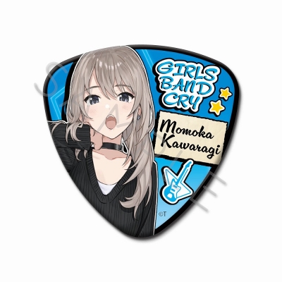 【グッズ-バッチ】ガールズバンドクライ ピック型缶バッジ SB (河原木桃香)