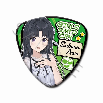 【グッズ-バッチ】ガールズバンドクライ ピック型缶バッジ SC (安和すばる)