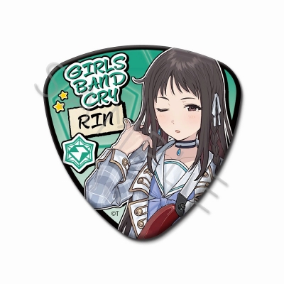 【グッズ-バッチ】ガールズバンドクライ ピック型缶バッジ SG (リン)