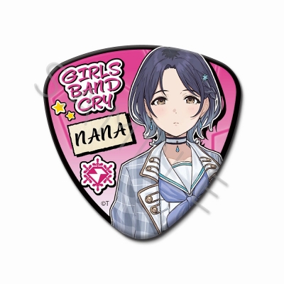 【グッズ-バッチ】ガールズバンドクライ ピック型缶バッジ SH (ナナ)