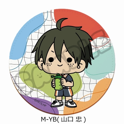 【グッズ-コースター】「ハイキュー!!」みんなmochocho化大作戦!第3弾 レザーコースター M-YB(山口 忠)