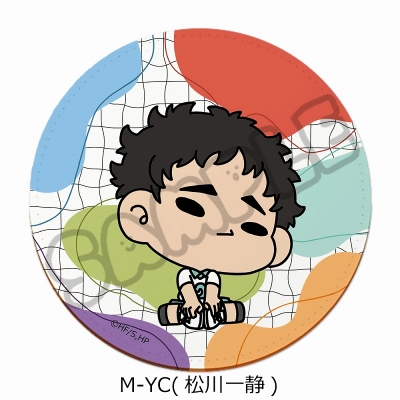 【グッズ-コースター】「ハイキュー!!」みんなmochocho化大作戦!第3弾 レザーコースター M-YC(松川 一静)