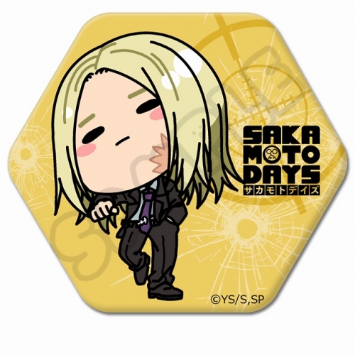 グッズ-バッチ】SAKAMOTO DAYS 六角形缶バッジ MG(神々廻) | アニメイト サカモトデイズ人気投票 神々廻 缶バッジ 当選品