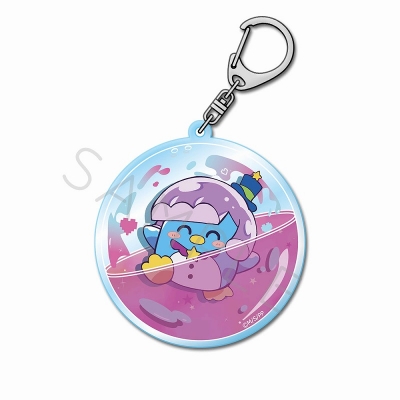 【グッズ-キーホルダー】ぷにるはかわいいスライム アクリルキーホルダー B(昔の姿のかわいいぷにる)