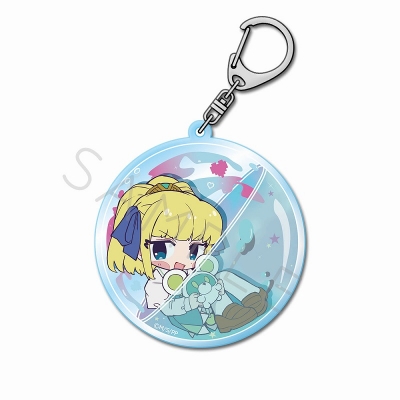 【グッズ-キーホルダー】ぷにるはかわいいスライム アクリルキーホルダー F(御金賀アリス)