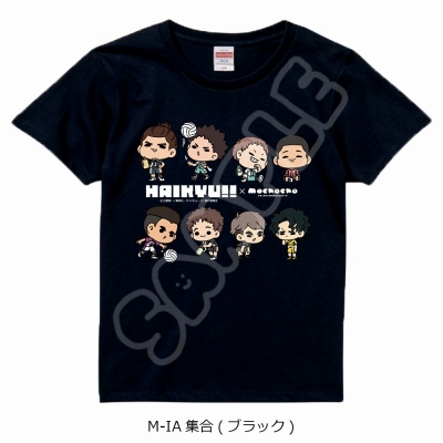 【グッズ-Tシャツ】ハイキュー!! みんなmochocho化大作戦!第6弾 Tシャツ M-IA(集合) ブラック Mサイズ