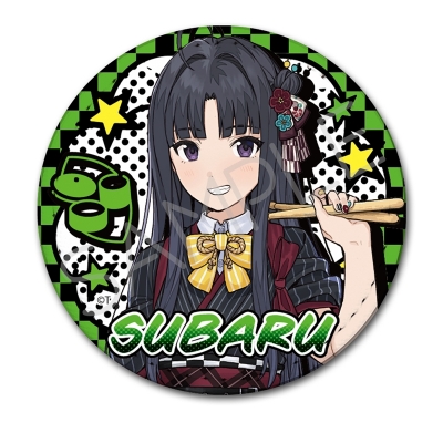 【グッズ-バッチ】ガールズバンドクライ レザーバッジ(丸形) YC(安和すばる)