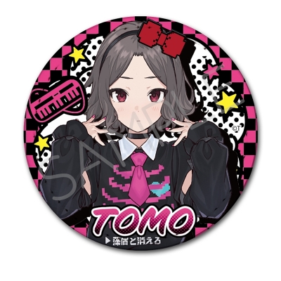 【グッズ-バッチ】ガールズバンドクライ レザーバッジ(丸形) YD(海老塚智)