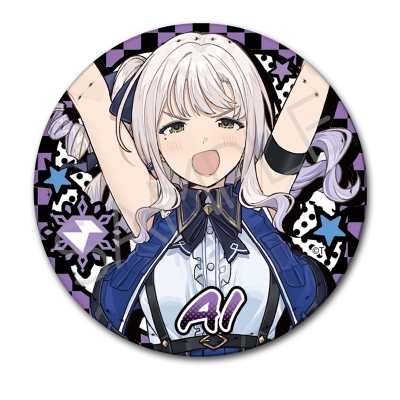 【グッズ-バッチ】ガールズバンドクライ レザーバッジ(丸形) YI(アイ)