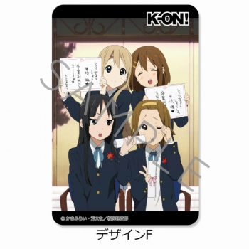 グッズ-ステッカー】けいおん！ クリアカードステッカー デザインF 
