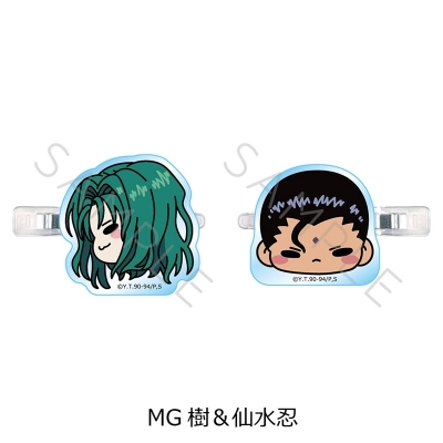 【グッズ-ヘアバンド】TVアニメ『幽☆遊☆白書』 前髪クリップ MG(樹&仙水忍)