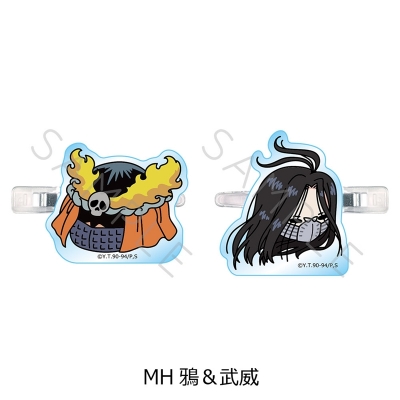 【グッズ-ヘアバンド】TVアニメ『幽☆遊☆白書』 前髪クリップ MH(鴉&武威)