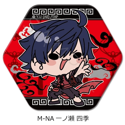 【グッズ-バッチ】TVアニメ「桃源暗鬼」 六角形缶バッジ M-NA (一ノ瀬 四季)【アニメイト先行販売】