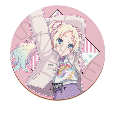 【グッズ-コースター】ラブライブ!蓮ノ空女学院スクールアイドルクラブ レザーコースター OC (大沢 瑠璃乃)