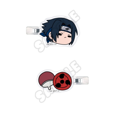 【グッズ-ヘアバンド】TVアニメ『NARUTO-ナルト-』 前髪クリップ MB(うちはサスケ&うちはマーク・写輪眼)