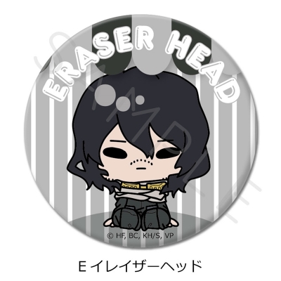 【グッズ-バッチ】TVアニメ『ヴィジランテ -僕のヒーローアカデミア ILLEGALS-』 丸形缶バッジ(57mm) E(イレイザーヘッド)