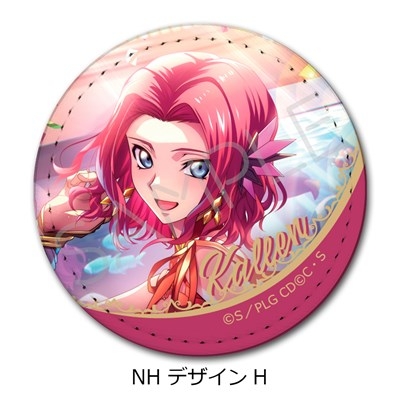 【グッズ-バッチ】『コードギアス 反逆のルルーシュ』 レザーバッジ(丸形) NH (デザインH)【アニメイト先行販売】