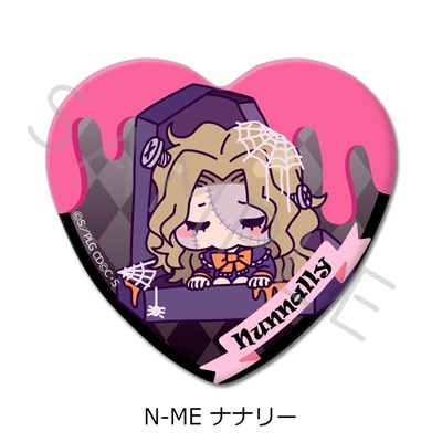 【グッズ-バッチ】『コードギアス 反逆のルルーシュ』 ハート型缶バッジ N-ME (ナナリー)【アニメイト先行販売】