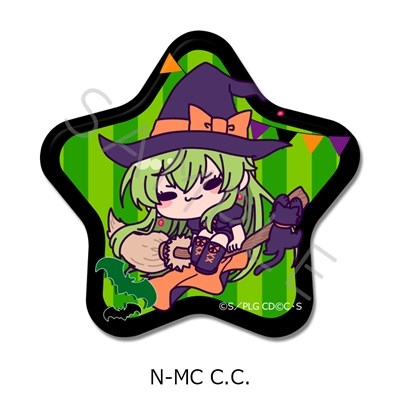 【グッズ-バッチ】『コードギアス 反逆のルルーシュ』 星形缶バッジ N-MC (C.C.)【アニメイト先行販売】