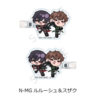 【グッズ-ヘアバンド】『コードギアス 反逆のルルーシュ』 前髪クリップ N-MG (ルルーシュ&スザク)【アニメイト先行販売】