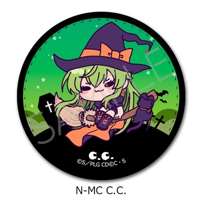 【グッズ-バッチ】『コードギアス 反逆のルルーシュ』 レザーバッジ(丸形) N-MC (C.C.)【アニメイト先行販売】