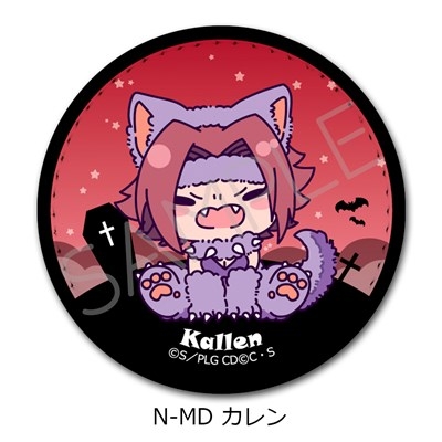 【グッズ-バッチ】『コードギアス 反逆のルルーシュ』 レザーバッジ(丸形) N-MD (カレン)【アニメイト先行販売】