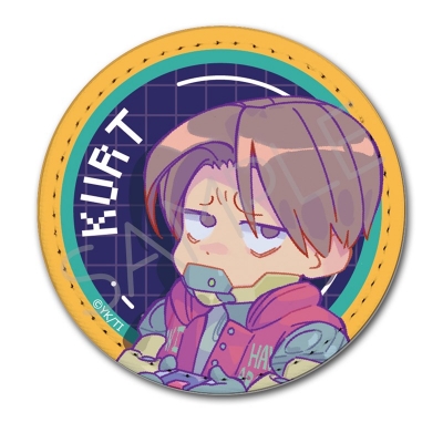 【グッズ-バッチ】アニメ『銀河特急 ミルキー☆サブウェイ』 レザーバッジ E(カート)