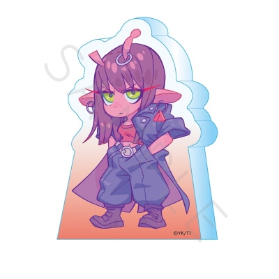 【グッズ-置きもの】アニメ『銀河特急 ミルキー☆サブウェイ』 アクリルミニブロック C(アカネ)