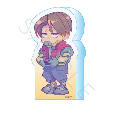 【グッズ-置きもの】アニメ『銀河特急 ミルキー☆サブウェイ』 アクリルミニブロック E(カート)