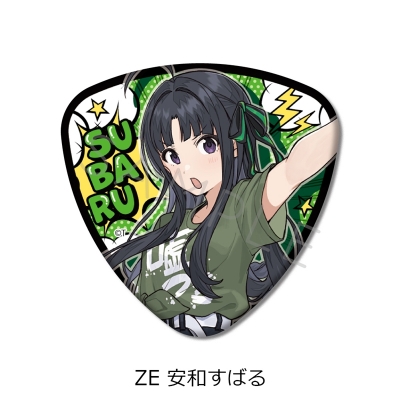 【グッズ-バッチ】アニメ『ガールズバンドクライ』 ピック型缶バッジ ZE (安和すばる)