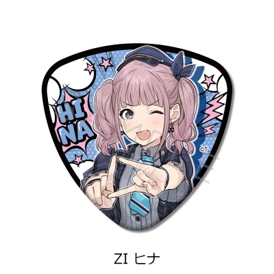 【グッズ-バッチ】アニメ『ガールズバンドクライ』 ピック型缶バッジ ZI (ヒナ)