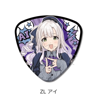 【グッズ-バッチ】アニメ『ガールズバンドクライ』 ピック型缶バッジ ZL (アイ)