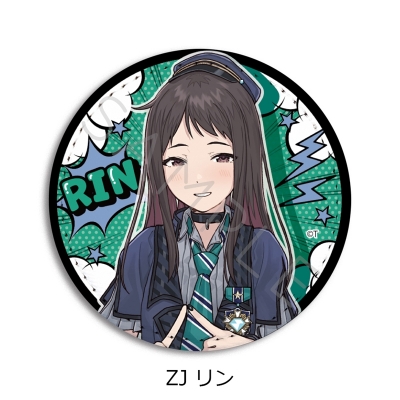 【グッズ-バッチ】アニメ『ガールズバンドクライ』 レザーバッジ(丸形) ZJ (リン)