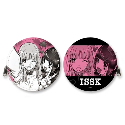 【グッズ-コインケース】『一勝千金』 丸形コインケース D(本郷姫奈・東雲レイ)