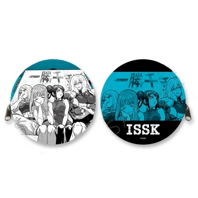 【グッズ-コインケース】『一勝千金』 丸形コインケース F(集合2)