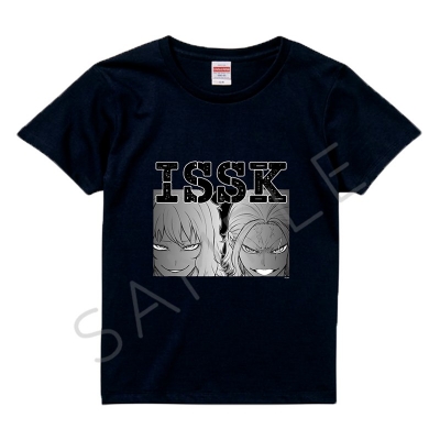 【グッズ-Tシャツ】『一勝千金』 Tシャツ C(瀬名りこ・瀬名りく) ブラック XLサイズ