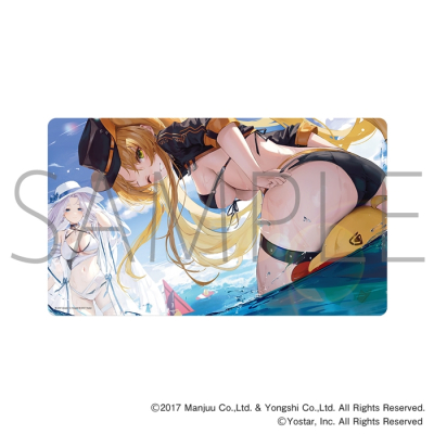 【グッズ-マット】アズールレーン サマーフェア2024 ラバーマット ホーネットⅡ&ヨークタウンⅡ
