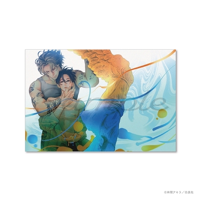 【グッズ-カード】花丸展 本間アキラ ポストカード⑮【青⇔オレンジ】【事後通販】