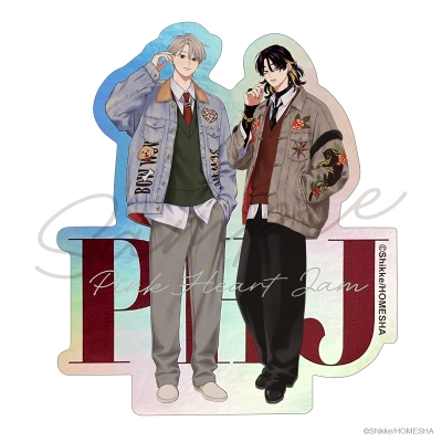 【グッズ-ステッカー】ピンクハートジャム展 メタルダイカットステッカー【先着販売】