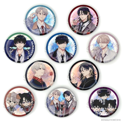 【グッズ-バッチ】ピンクハートジャム展 トレーディングホロ缶バッジ(10種)【コンプリートセット】【先着販売】