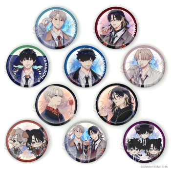グッズ-バッチ】ピンクハートジャム展 トレーディングホロ缶バッジ(10 