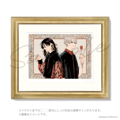 【グッズ-置きもの】ピンクハートジャム展 版画②「ピンクハートジャム」【先着予約販売】