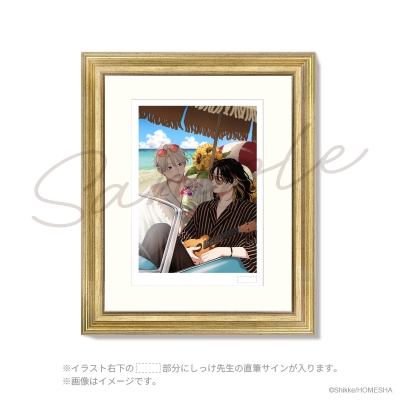 【グッズ-置きもの】ピンクハートジャム展 版画⑤「ピンクハートジャム」【先着予約販売】