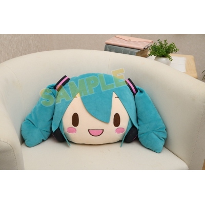 【グッズ-クッション】初音ミクシリーズ 初音ミク ふわぷち もちもちフェイスクッション