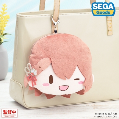 【グッズ-ポーチ】プロジェクトセカイ カラフルステージ! feat. 初音ミク ふわぷち リール付きフェイスポーチ 花里 みのり