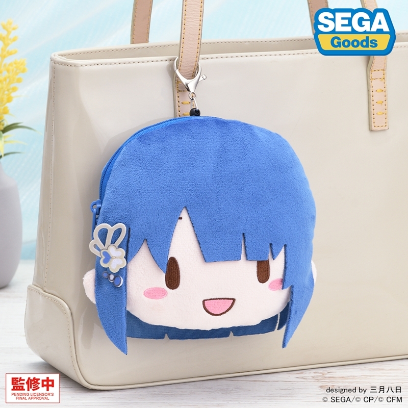 【グッズ-ポーチ】プロジェクトセカイ カラフルステージ！ feat. 初音ミク ふわぷち リール付きフェイスポーチ 桐谷 遥