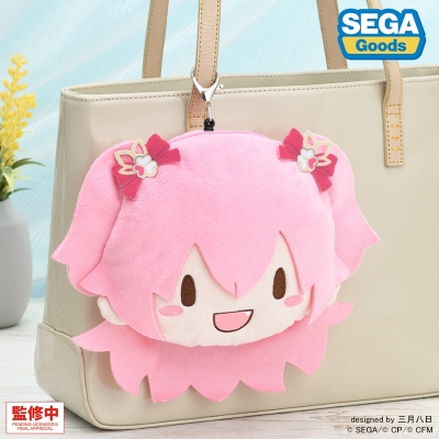 【グッズ-ポーチ】プロジェクトセカイ カラフルステージ! feat. 初音ミク ふわぷち リール付きフェイスポーチ 桃井 愛莉