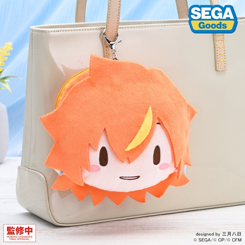 【グッズ-ポーチ】プロジェクトセカイ カラフルステージ！ feat. 初音ミク ふわぷち リール付きフェイスポーチ 東雲 彰人