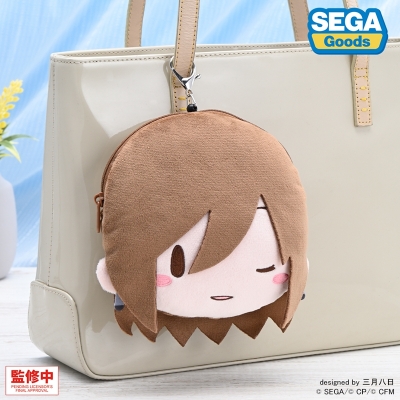 【グッズ-ポーチ】プロジェクトセカイ カラフルステージ! feat. 初音ミク ふわぷち リール付きフェイスポーチ ストリートのセカイのMEIKO